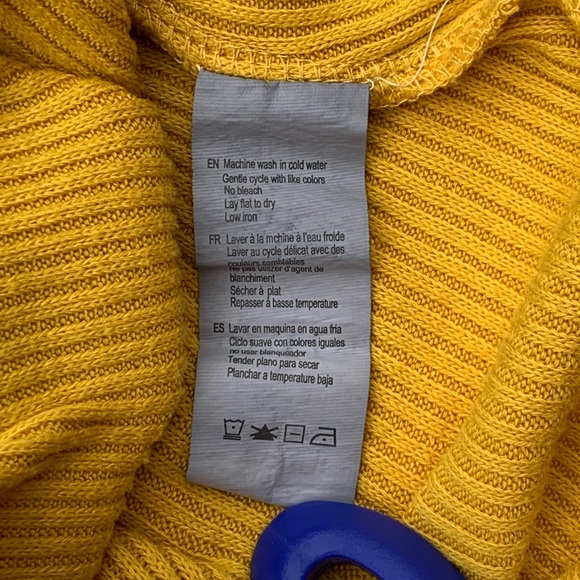 💛 REVAMPED WOMENS YELLOW SHORT SLEEVE SHORT DRESS - SIZE SMALL 💛 - Picture 5 of 5